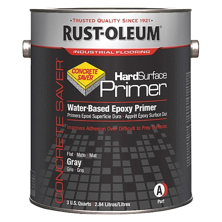 Epoxy Primer, Gray, Flat, 3.75 qt, 250 to 350 sq ft/gal