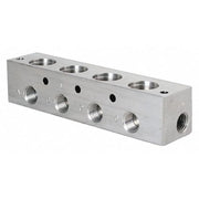 Manifold,Anodized Aluminum,6 Outlets