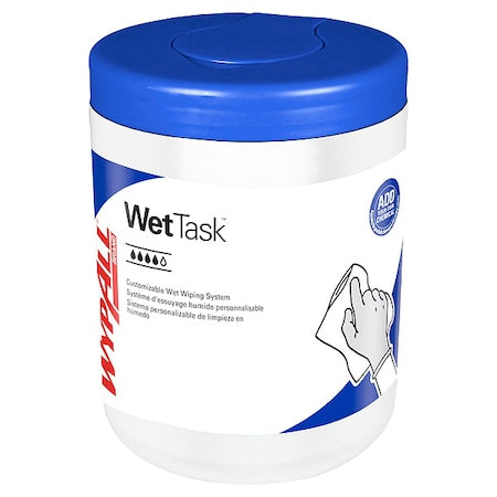WypAll Critical Clean WetTask Wipers for Bleach, Disinfectants, and Sanitizers (77320),PK12