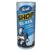 Scott Shop Towels Glass (32896), Blue Shop Towels for Glass and Mirrors, 90 Towels/Roll,12 Rolls