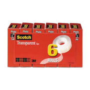 Transparent Tape,Clear,PK6