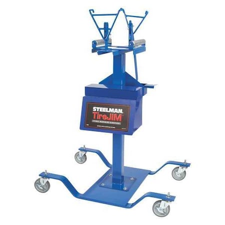 Tire Jim,Roller Head Assembly,Blue