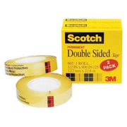 Double Sided Tape,1/2x900 in.,PK2