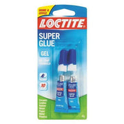 Glue, Clear, 0.07 oz, Tube, 2 PK