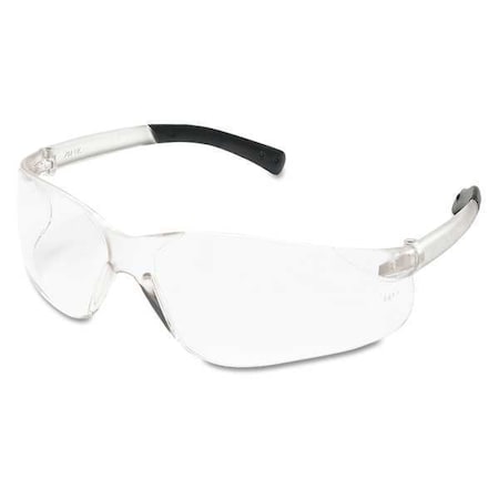 BearKat (BK1), Safety Glasses, Duramass Hard Coat, Polycarbonate Lens, Clear Frame, Frameless