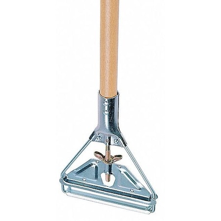 60" Slide On Wet Mop Handle, Wood