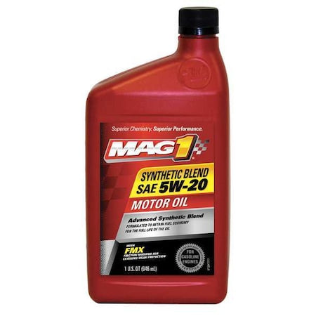 Synthetic Motor Oil, 5W-20, 1 Qt.