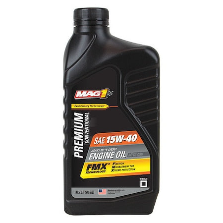 Diesel Engine Oil, 1 Qt., 15W-40
