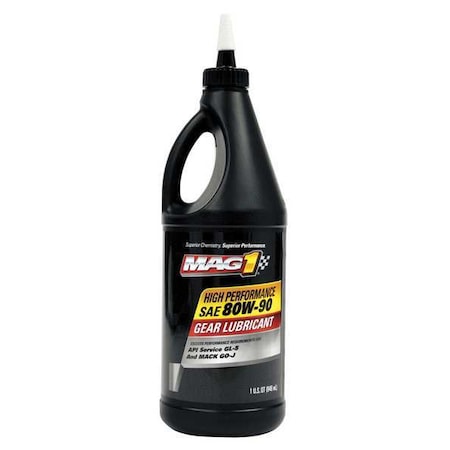 Gear Oil, 1 qt, Jug, Brown