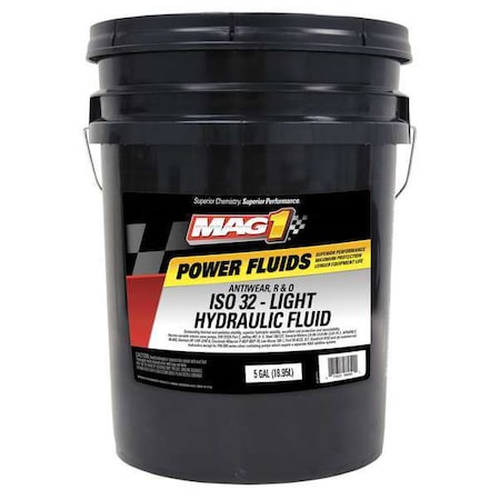 5 gal Pail, Hydraulic Oil, 32 ISO Viscosity, Not Specified SAE