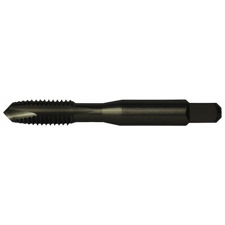 Spiral Point Tap, 3/8"-24, Plug, UNF, 3 Flutes, Steam Oxide