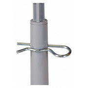 Post Locks,1/2" L,Silver,PK30