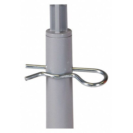 Post Locks,1/2" L,Silver,PK30