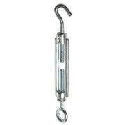 Netting Turnbuckle,1/2" L,Silver,PK10