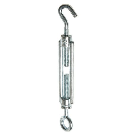 Netting Turnbuckle,1/2" L,Silver,PK10
