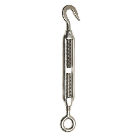 Netting Turnbuckle,1/2" L,Silver,PK10