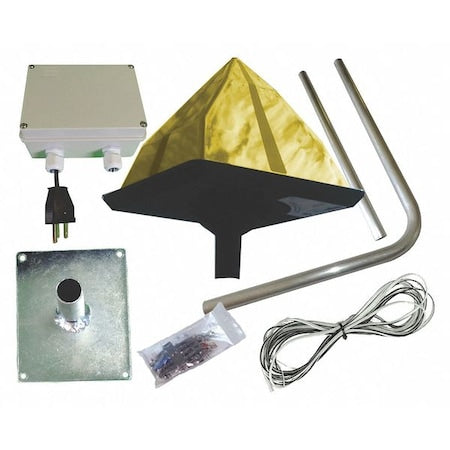 Eagle Eye Deterrent,7-1/2" L,Gold
