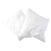 Sorbent Pillow, 28 gal, 18 in x 18 in, Oil, White, 16 PK