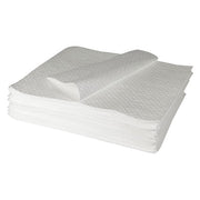Sorbent Pad, 41 gal, 30 in x 30 in, Oil, White, 50 PK