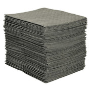 Sorbent Pad, 13 gal, 15 in x 19 in, Universal, Gray, 50 PK