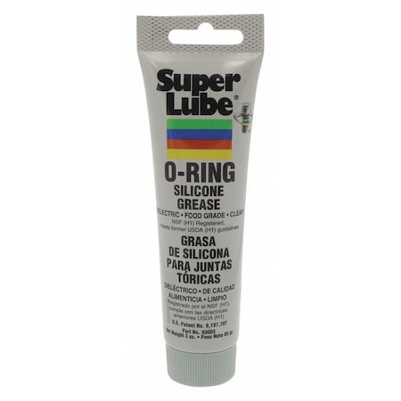 Multipurpose Silicone Grease, H1 Food Grade, NLGI Grade 2, 3 Oz. Tube