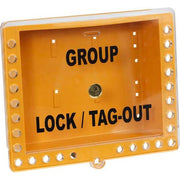 Group Lockout Box,Yellow,11" H