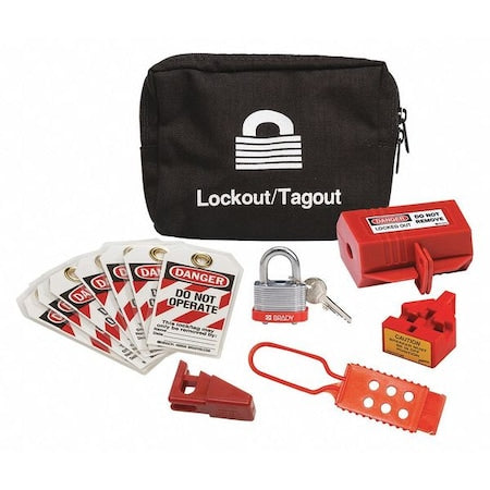 Portable Lockout Kit,Gray,5" H