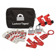 Portable Lockout Kit,Black,4-3/4" H