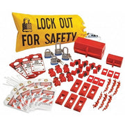 Lockout Kit,Black/Yellow,9-3/4" H