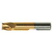 4-Flute PM+ HSS-E Square CC Single Finishing End Mill Cleveland PM-4-TN TiN 1x1x4x6-1/2
