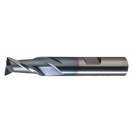 2-Flute HSS Square Single End Mill Cleveland HG-2-TC TiCN 1/2"x3/8"x13/16"x2-11/16