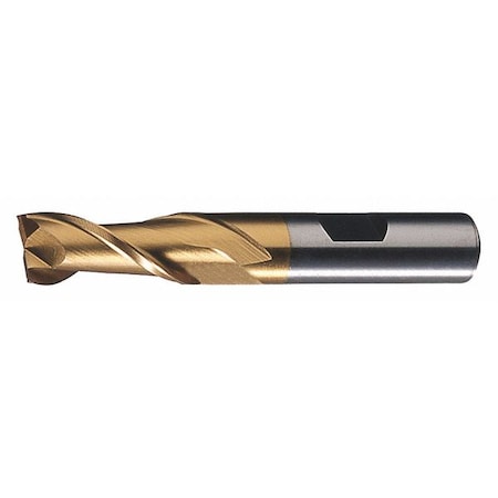 2-Flute PM+ HSS-E Square CC Single Finishing End Mill Cleveland PM-2-TN TiN 5/16x3/8x3/4x2-1/2