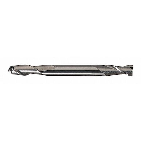 2-Flute Cobalt 8% Square Double End CenterCut CTD HMDC-2 Bright 5/32x3/16x0.2344x2