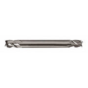 4-Flute Cobalt 8% Square Double End Center Cutting CTD HMDC-4 Bright 1/8x3/16x3/16x2
