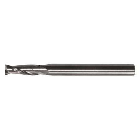 2-Flute Cabide Square Mini Single EndEnd Mill Cleveland CMCE-2 Bright 0.0156x1/8x0.0468x1-1/2