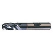 4-Flute HSS Ball Nose Single End MIll Cleveland HG-4B-TC TiCN 7/8x7/8x1-7/8x4-1/8