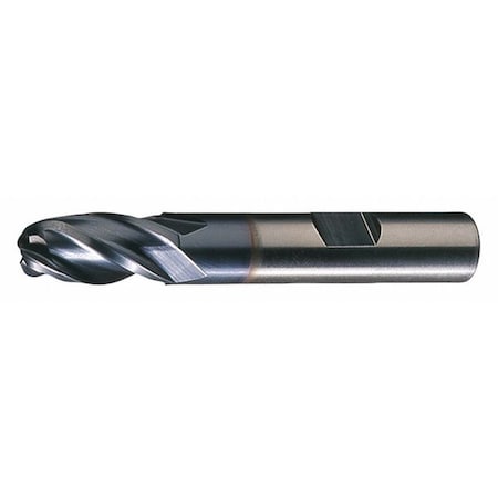 4-Flute HSS Ball Nose Single End MIll Cleveland HG-4B-TC TiCN 7/8x7/8x1-7/8x4-1/8