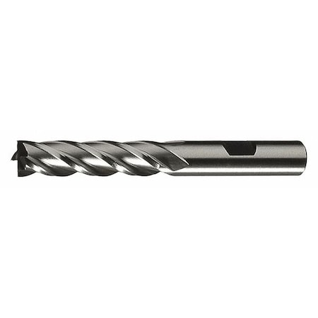 6-Flute HSS Center Cutting Square Single End MIll Cleveland HG-4C Bright 1-1/2x3/4x1-3/8x3-5/8