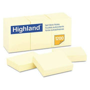 Note, Hlnd, 1.5"X2", Yellow, PK12
