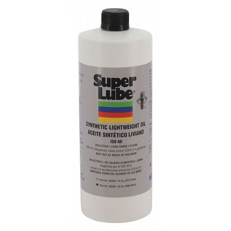 1 qt Bottle, Hydraulic Oil, 68 ISO Viscosity, 80W SAE