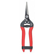 Snips, Long Straight Blade, Steel Unobtrusive Leather Grip