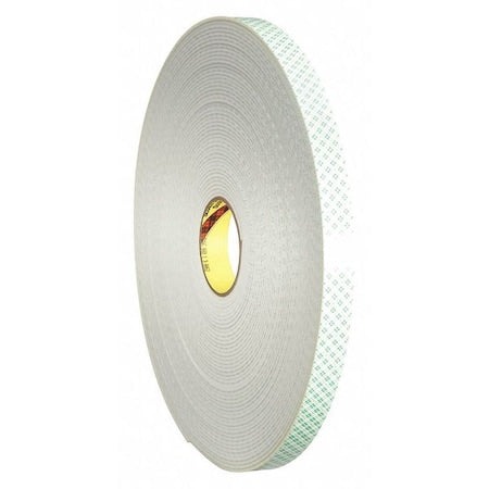Double Foam Tape,1x36 yd.,1/8", 1/8" Thick Open Cell Polyurethane Foam, 2