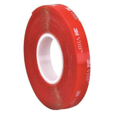 VHB Tape,4910,1"x5yd.,Clr