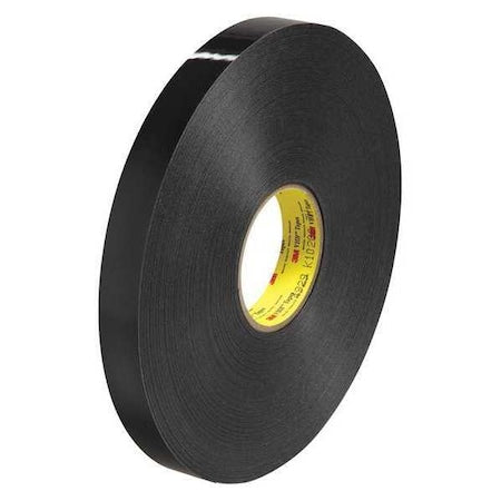 3M 4929 VHB Tape, 25.0 Mil, 1/2" x 5 yds, Black, 1/Case