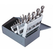 15PC NAS907 Type C Heavy-Duty Screw Machine Dril Set Cleveland 2330 Bright HSS RHS/RHC 1/16-1/2x1/32