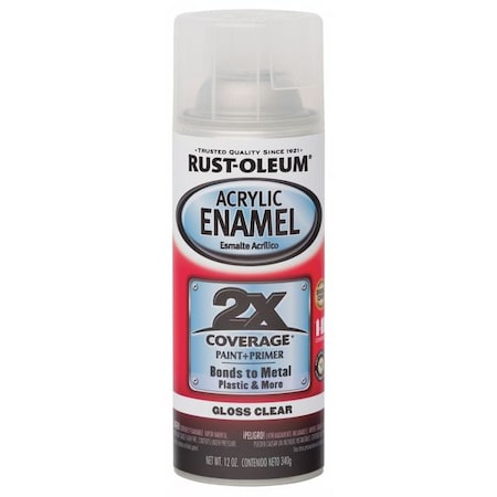 12 oz. Clear Gloss Acrylic Enamel Auto Body Paint/Primer