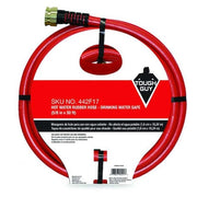 5/8 in ID x 50 ft L Water Hose, Rubber Tube, Red, Aluminum x Aluminum Fitting