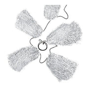 Pom Poms, White, Polypropylene, 18" L, 18" W
