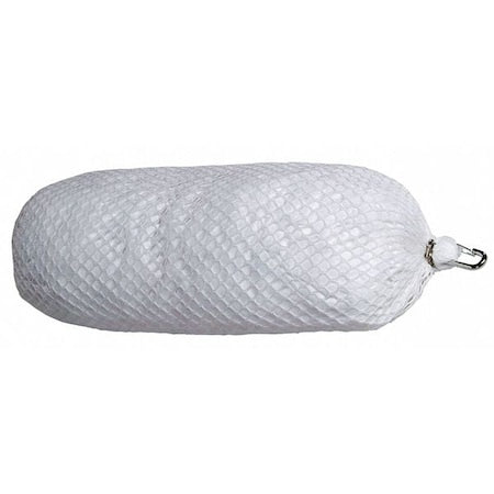 Sorbent Boom, 5 gal, 3 in x 15 in, Oil, White, 12 PK