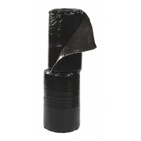 Sorbent Roll, 42 gal, 19 in x 100 ft, Oil, Black, Cellulose, Polyethylene